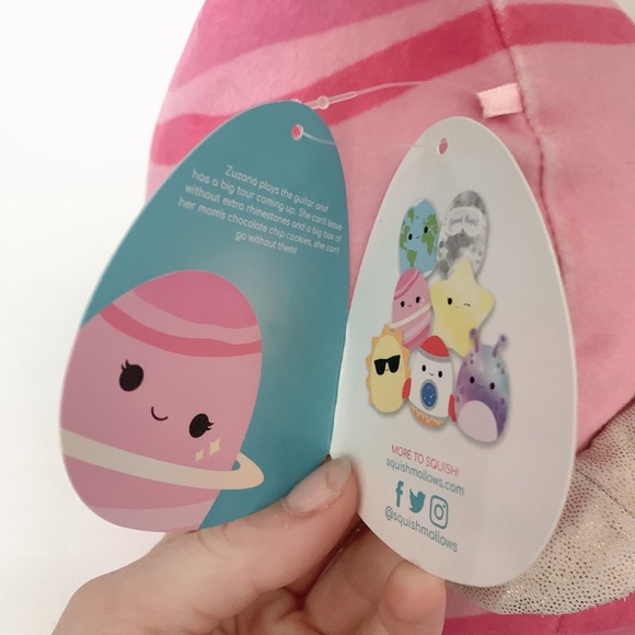 Squishmallows 8” Zuzana the Pink Planet NWT 2021 Limited Edition - Picture 5 of 7